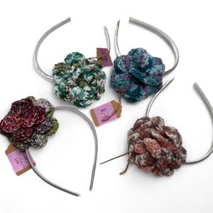 Flower headband / handmade crochet flower headband