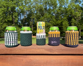 Virkade Michigan Can Cozies: MSU Spartans vs UofM Wolverines