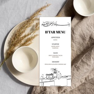 Iftar Dinner Menu | Fully customisable iftar menu | Islamic dinner menu | Dinner Menu | Ramadan Dinner| Celebration Dinner Menu