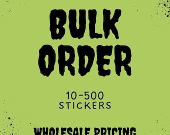 Bulk Bookish Stickers | Custom Waterproof Vinyl Stickers | Wholesale Stickers | Event Favors | Book Club Gifts | Small Business Bulk Order