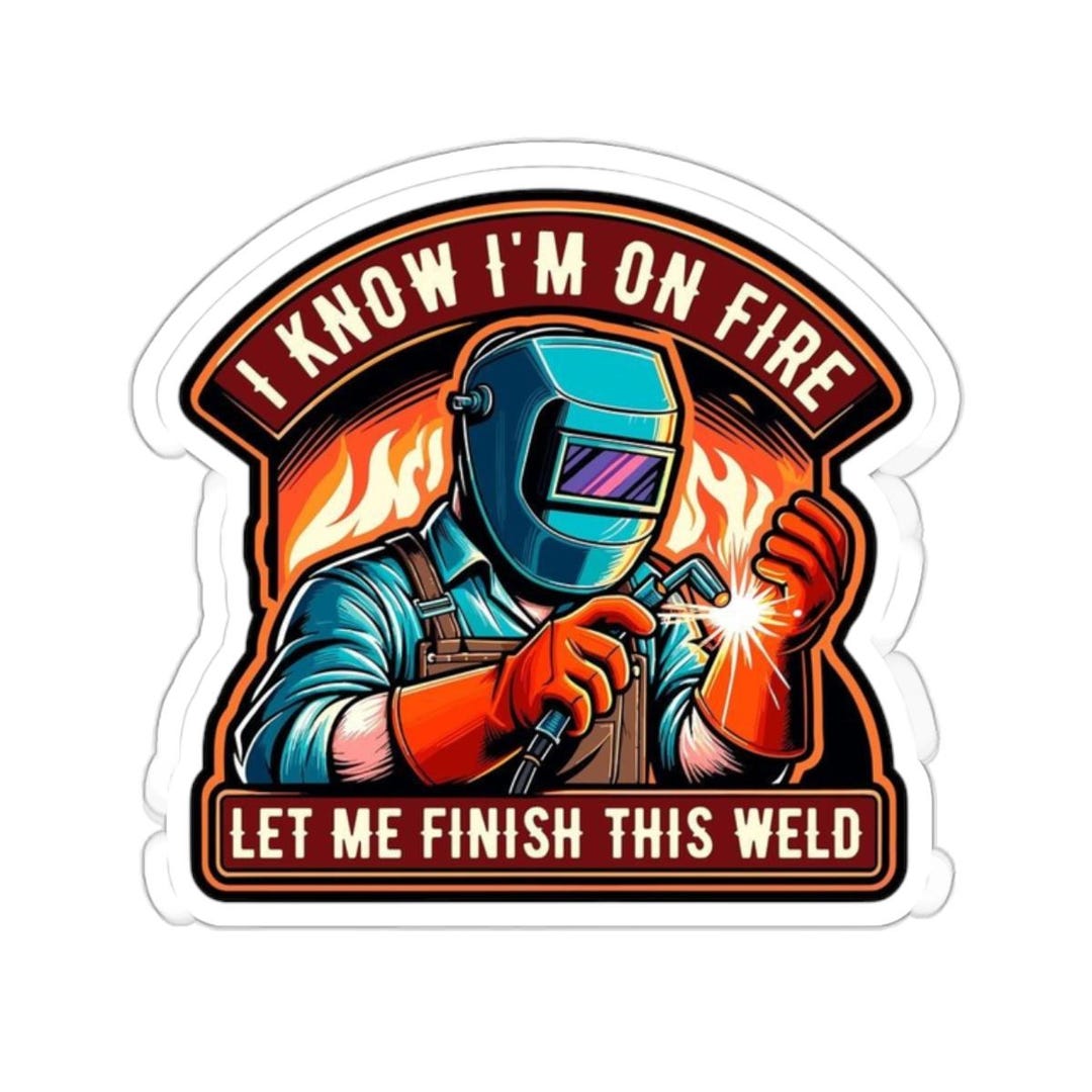 "Attention This Welder Likes Getting Flashed" Toolbox Sticker – Funny Welding Gift