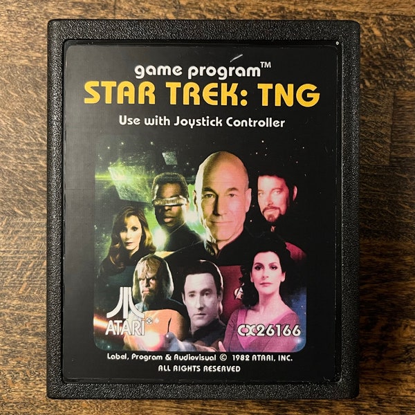 Atari 2600 Cartridge Flash Drive - 64GB, 128GB, 256GB - Star Trek, TNG, Deep Space Nine, Voyager, Shimoda, Uxbridge, DeSoto, Quark's Bar