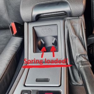 BMW E39 Best Cup Holder - Spring Loaded!