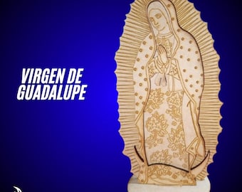 Virgin of Guadalupe SVG File for Laser Cutting