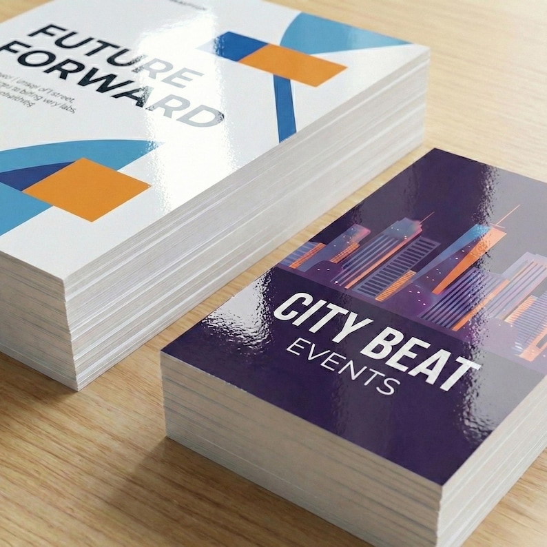 Custom Business Flyers, Full Color Double Sided, Glossy UV Coating (4x6 ...