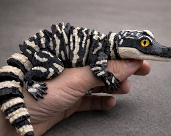 Articulated Printed Baby Alligator (8 inches)