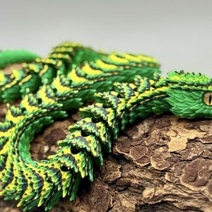 Articulated Bush Viper Snake (20")