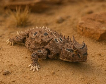 Articulating Horned Lizard (8 inches)