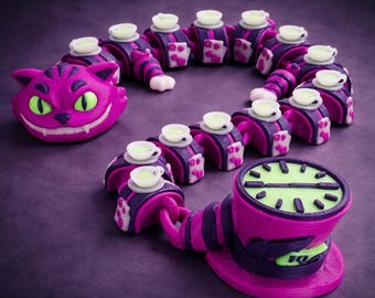 Glow in the Dark Cheshire Cat (Purple)
