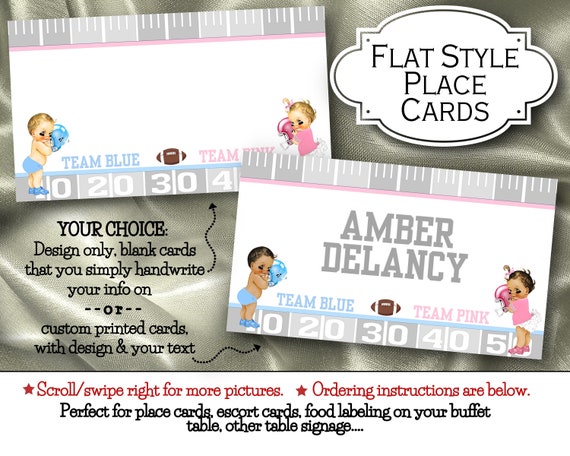 Flat Style Place Cards Food Label Cards Name Cards Baby Gender Flat Style Place Cards Food Label Cards Name Cards Baby Gender