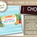 PRINTABLE Candy Bar Wrapper Template, Hawaiian Tropical, Hibiscus ...