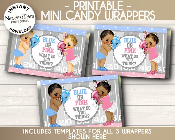 PRINTABLE Mini Candy Wrapper Templates for Party Favors Baby | Etsy