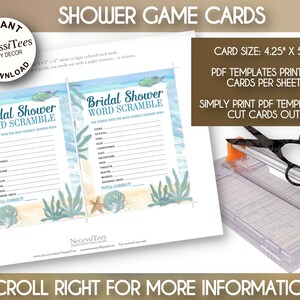 PRINTABLE Bridal Shower Party Games | 4 Bridal Shower Party Activity ...