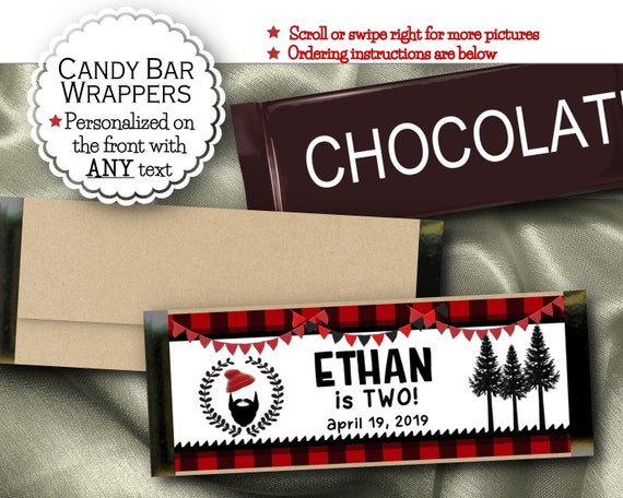 Candy Bar Wrappers Party Favors Birthday Party Baby Shower Candy Bar Wrappers Party Favors Birthday Party Baby Shower