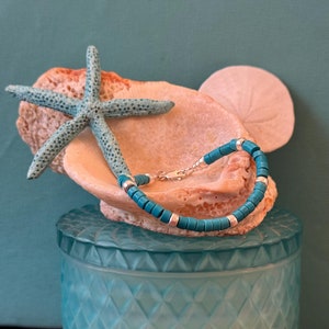 Turquoise Heishi Bracelet