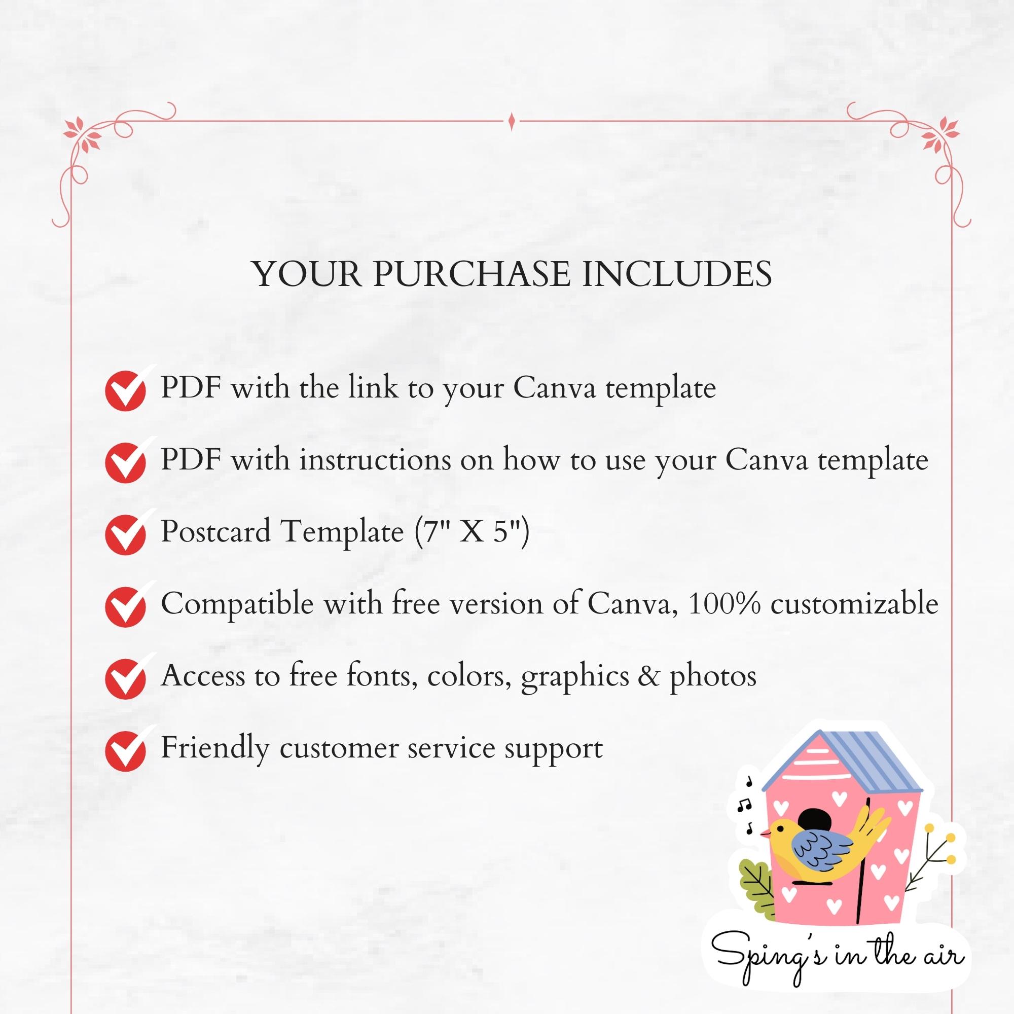 Spring Home Maintenance Checklist Postcard, Realtor Marketing Mailer ...