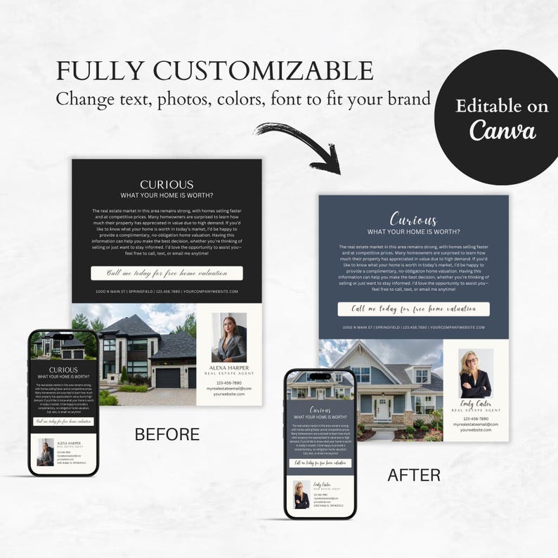 Real Estate Prospecting Textable Card, Realtor Text Message Template ...