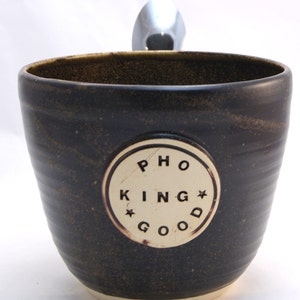 Pho King Good Pho Real Huge Noodle Bowl with Spoon Holder graduation gift student gift image 3