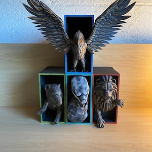 Hogwart House Inspired Book Nooks