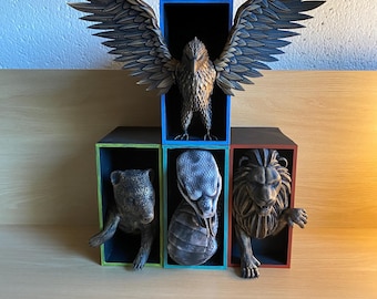 Hogwart House Inspired Book Nooks