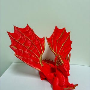 Dragon Book Holder RED & GLD