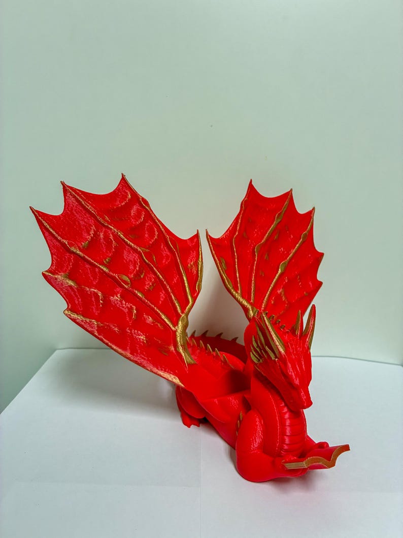 Dragon Book Holder RED & GLD