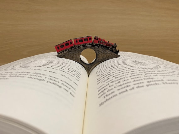 Hand painted Hogwarts Express page reader
