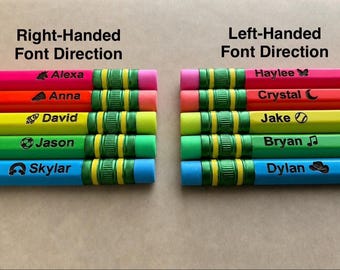 Personalized Engraved Ticonderoga Pencils