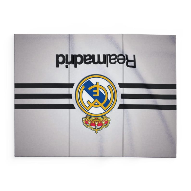 Fleece Blanket, Real Madrid, Cozy Gift Blanket - Soccer Fans, Home Decor, Gift for Him, Winter Blanket, Sports Throw image 10