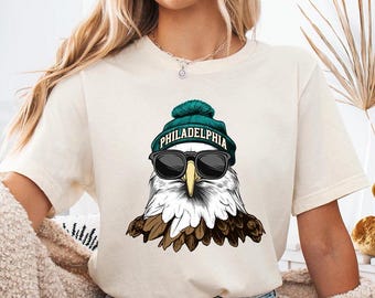 Philly Eagles Mascot T-shirt: Unisex Football Fan Apparel