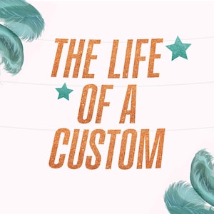 Custom Showgirl Sparkling Banner: Bachelorette, Birthday Party Decor