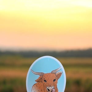 Highland Cow Sticker