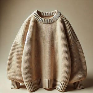 Unisex Oversize Sweater Pattern – Relaxed & Soft Yarn Sweater