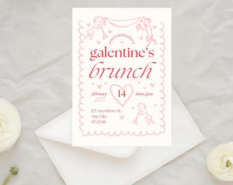 Galentine's Brunch, Girls' Night, Pink Ästhetik, Feminine Party, Vintage Brunch, Brautdusche Brunch, Girly Event, Freundschaftsfeier