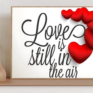 Liebe in der Luft Wand Kunst | Paare Liebe Wandkunst | Einzigartige Schlafzimmer Dekor | Romantische Leinwand | Liebe Kunst | Romantische Paare Wandkunst |