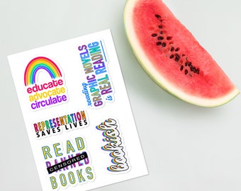 Library Advocacy Rainbow Collection | Gift for Librarians