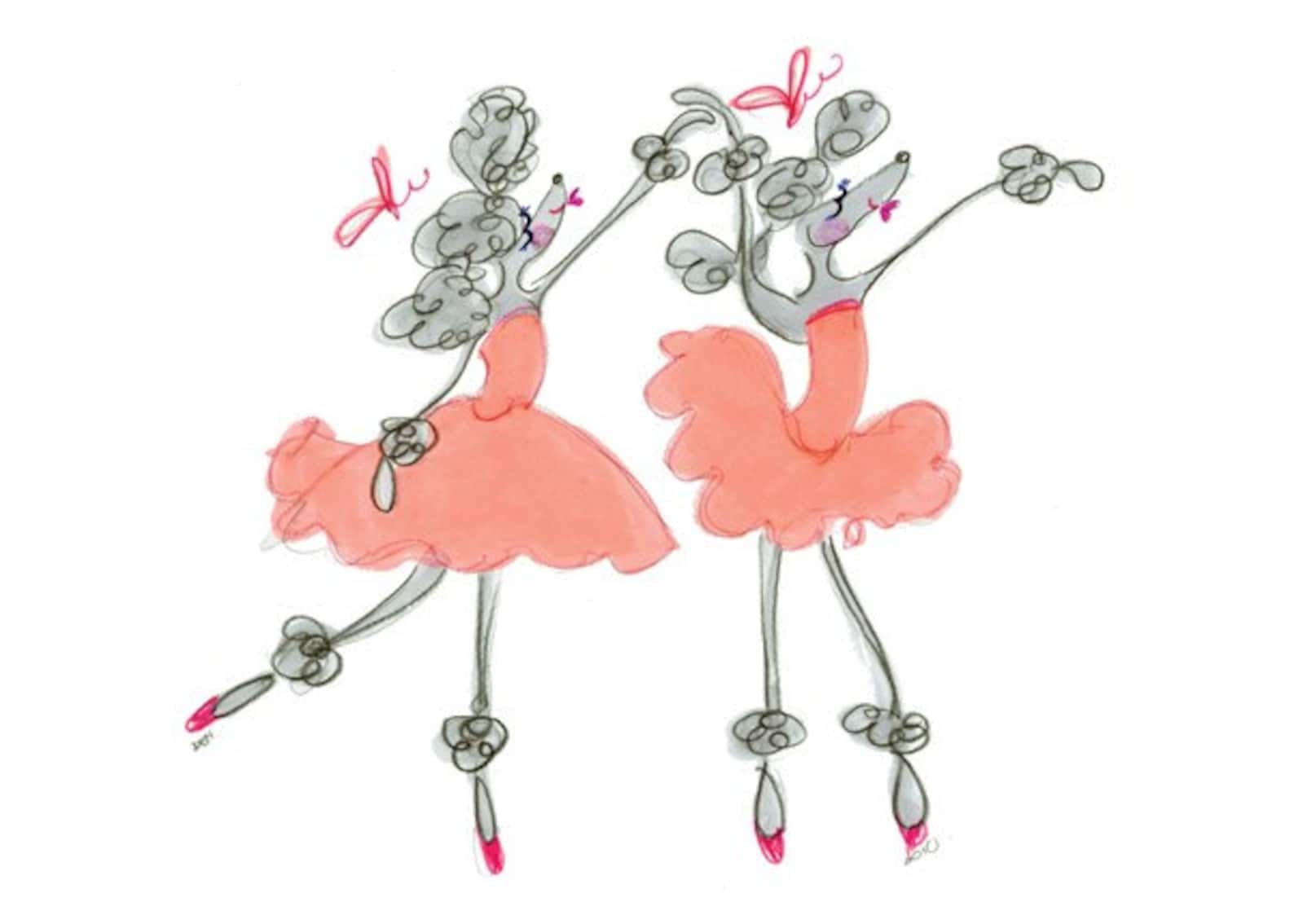 poodle art print-8