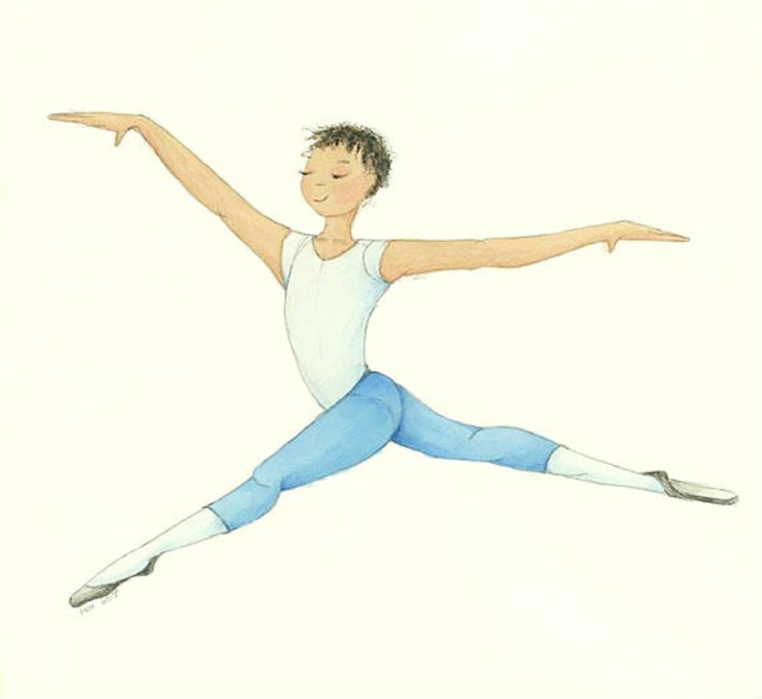 Male Ballet Dancer Jumping In Passé Jigsaw Puzzle