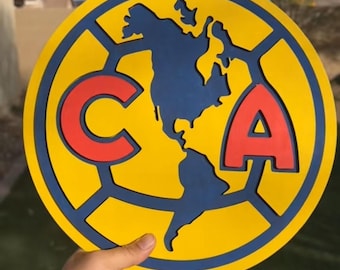 Aguilas America Wood Sign