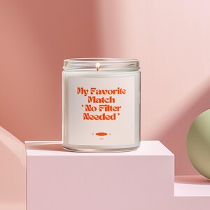 Long Distance Candle, Funny Gift for Boyfriend, Unique Couple Gift, Thoughtful Gift for Her, Best Friend Candle, Relationship Keepsake Gift