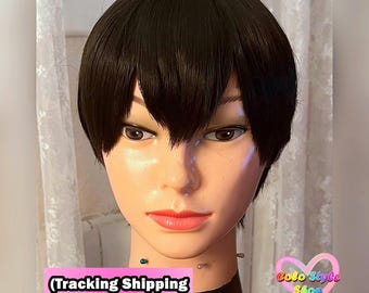 Wig Kageyama Tobio for Cosplay (Haikyuu) Custom Wigs/Wigs Commissions [Read the Description]