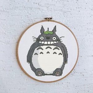 Totoro Cross Stitch Pattern, Counted Cross Stitch, My Totoro Cross Stitch Pattern, Counted Cross Stitch, My