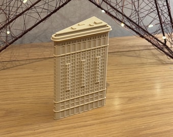 Edificio Flatiron: modelo de rascacielos impreso en 3D