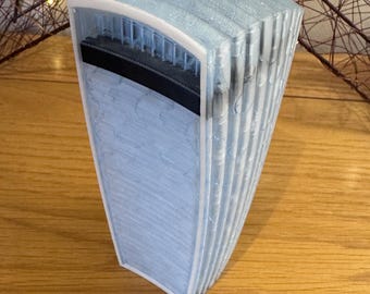 Walkie Talkie Building in multi colour - 3D Printed Skyscraper Model