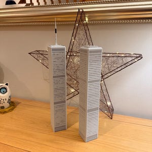米国クリスタルワールド社 ワールドトレードセンター 置物 オブジェ インテリア World trade center - Etsy 日本
