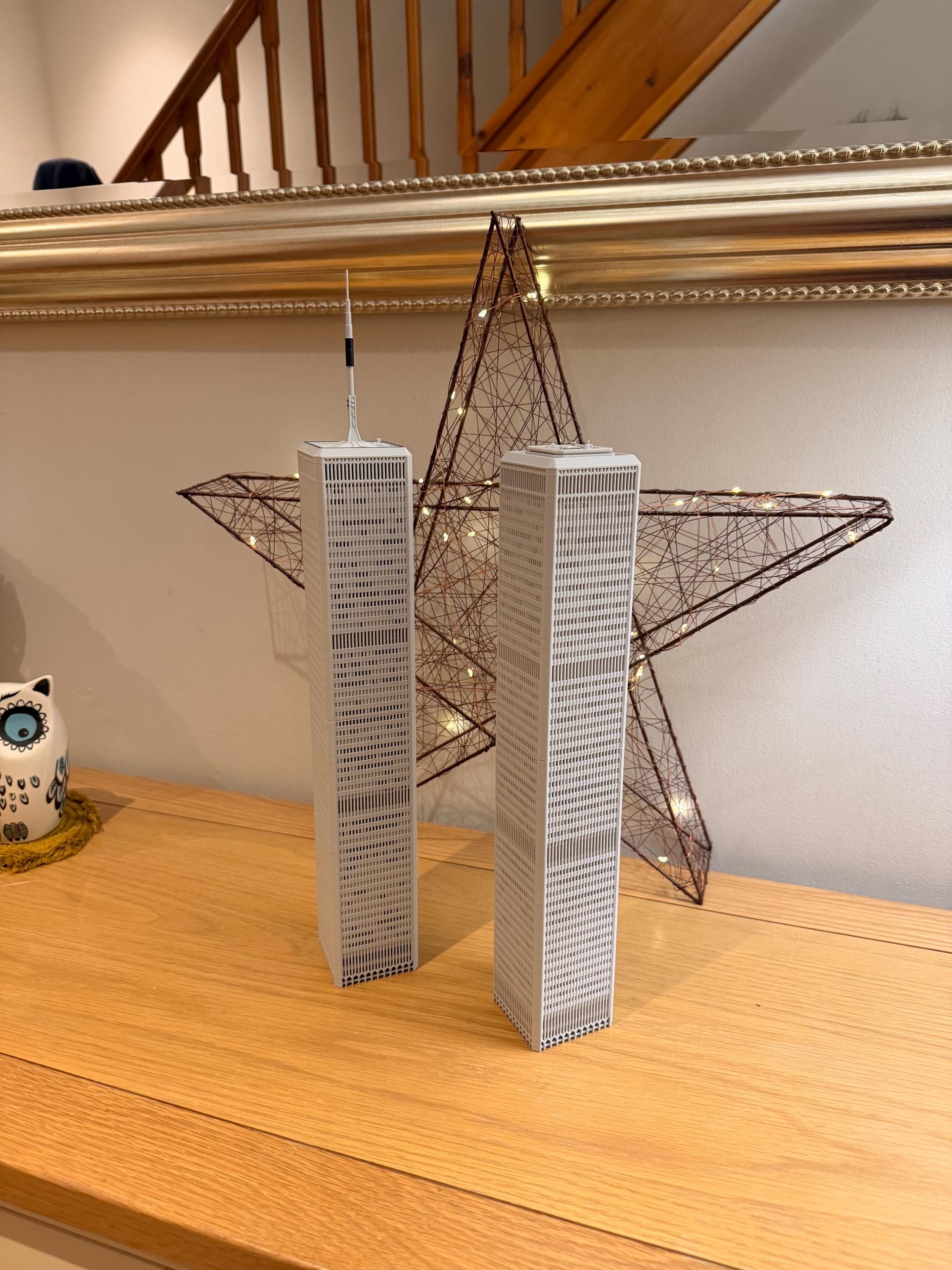 米国クリスタルワールド社 ワールドトレードセンター 置物 オブジェ インテリア World trade center - Etsy 日本