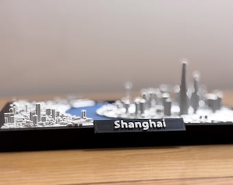 Miniature Shanghai – 3D Printed Cityscape Model