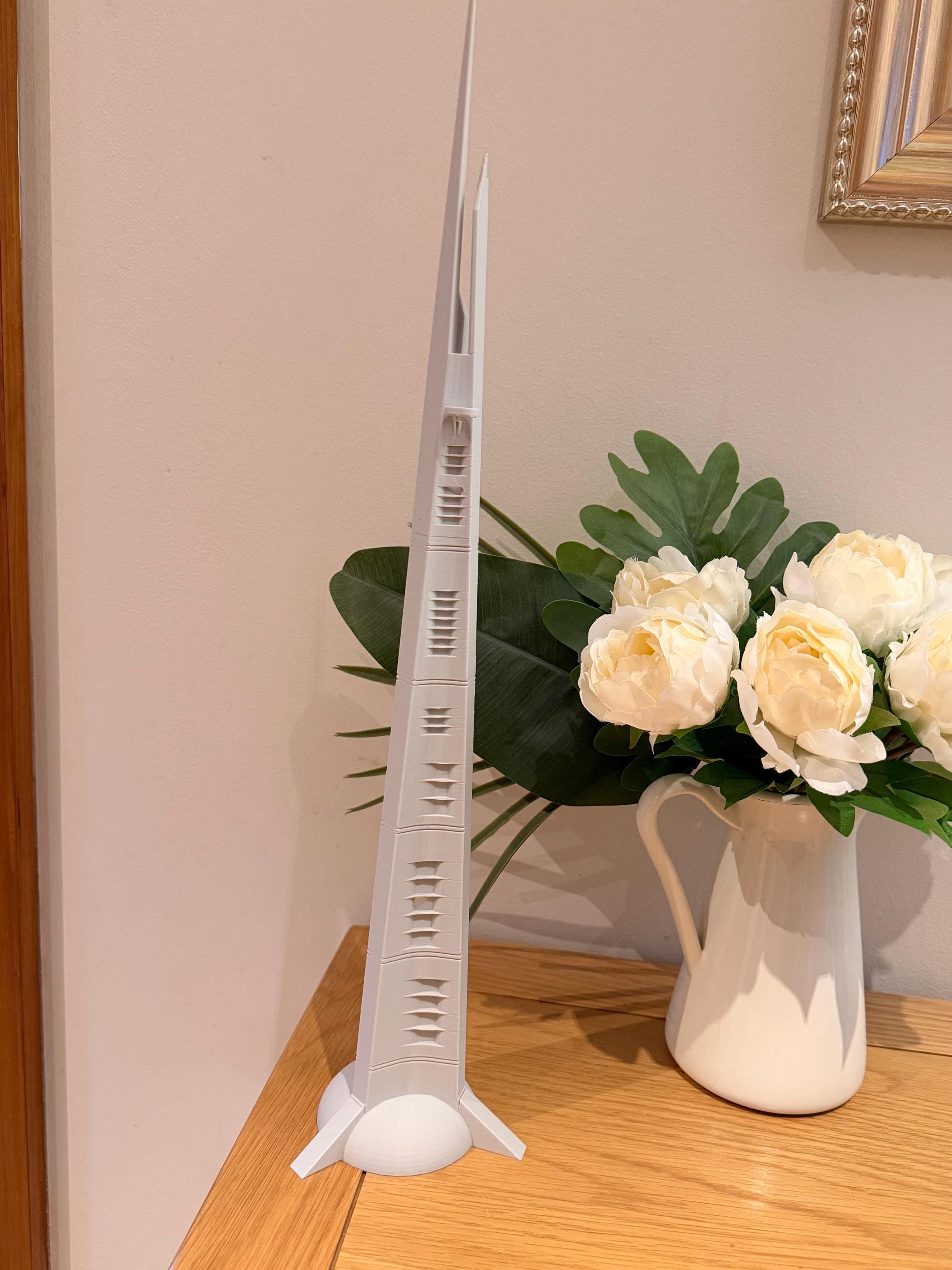 Arabia オブジェ 3D Printed Jeddah Tower Model – Architectural Display - Etsy