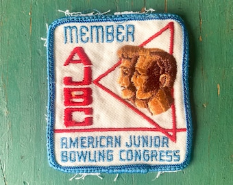 Vintage American Junior Bowling Congress AJBC Patch