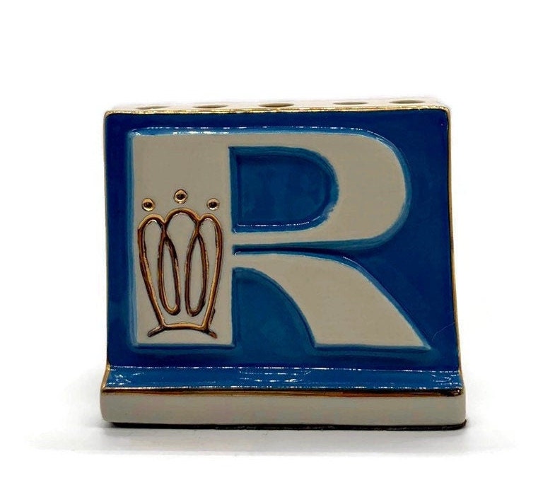 Vintage Regal China Ceramic Pencil Holder Souvenir Pen Cup